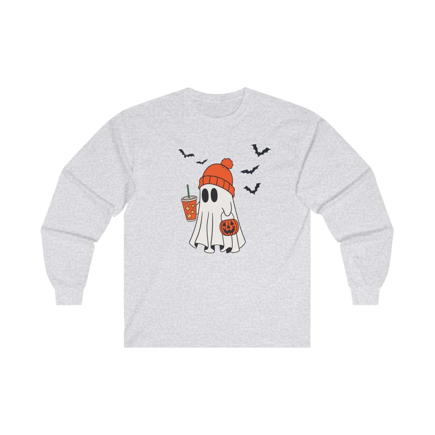 Halloween Ghost Long Sleeve Tee