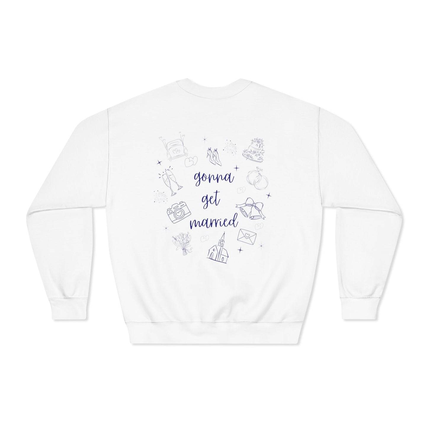 "Going to the Chapel Crewneck Sweatshirt – Bride Wedding Sweatshirt, Bachelorette Party, Engagement Gift"