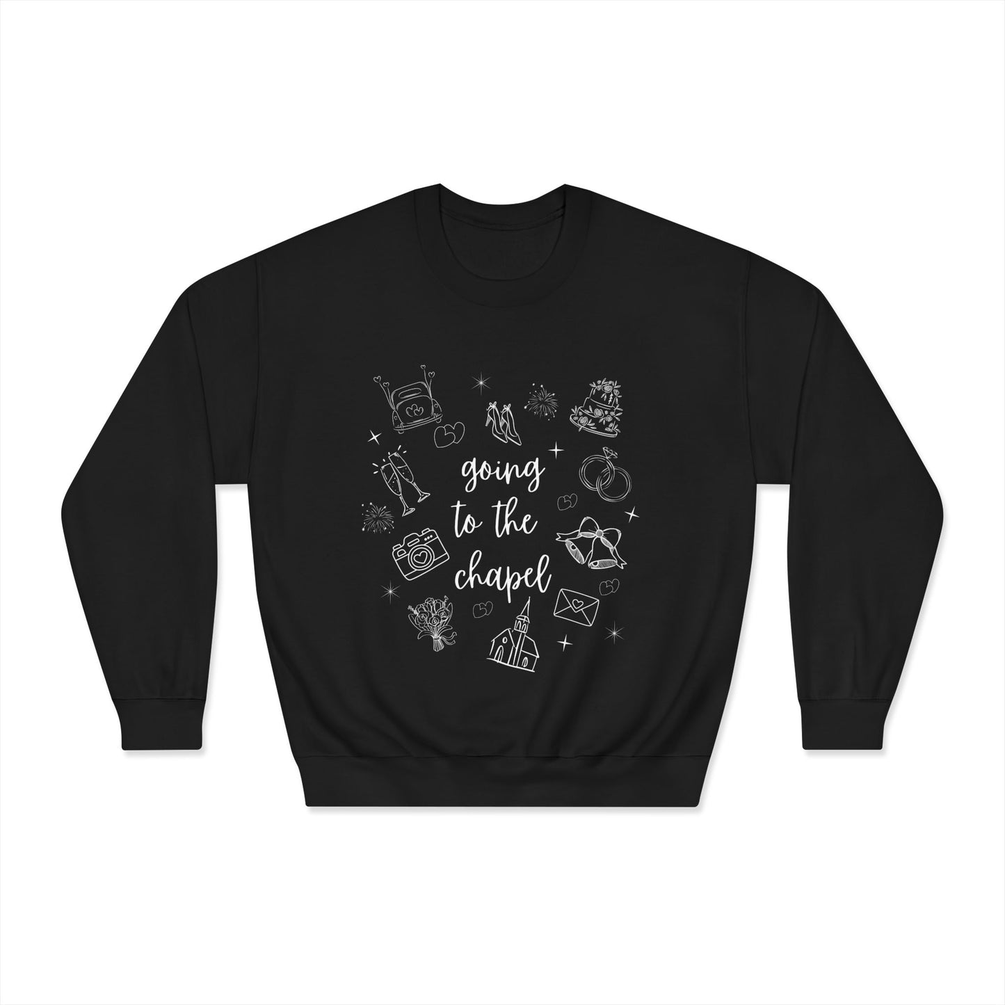 "Going to the Chapel Crewneck Sweatshirt – Bride Wedding Sweatshirt, Bachelorette Party, Engagement Gift"