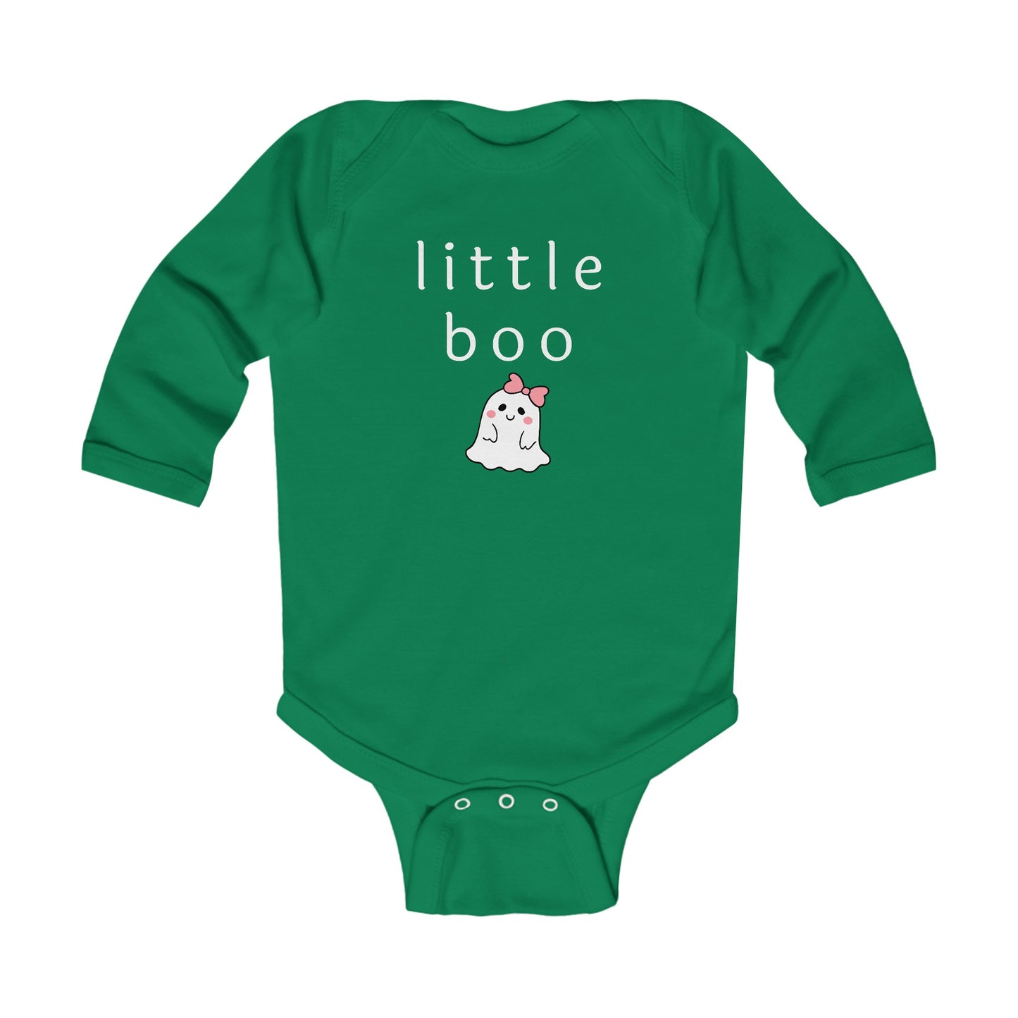 Little Boo Baby Onesie, Baby Halloween Bodysuit, Halloween Baby Outfit, Fall Baby Clothes, Infant Long Sleeve Bodysuit