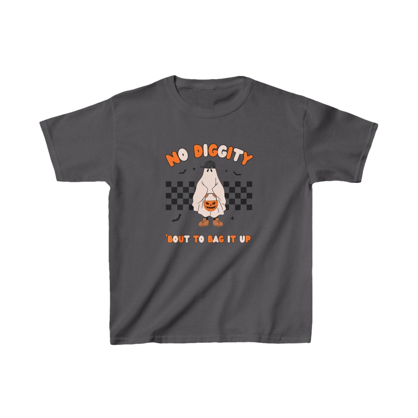 Halloween Kids T- Shirt, Ghost "No Diggity", Trick or Treat