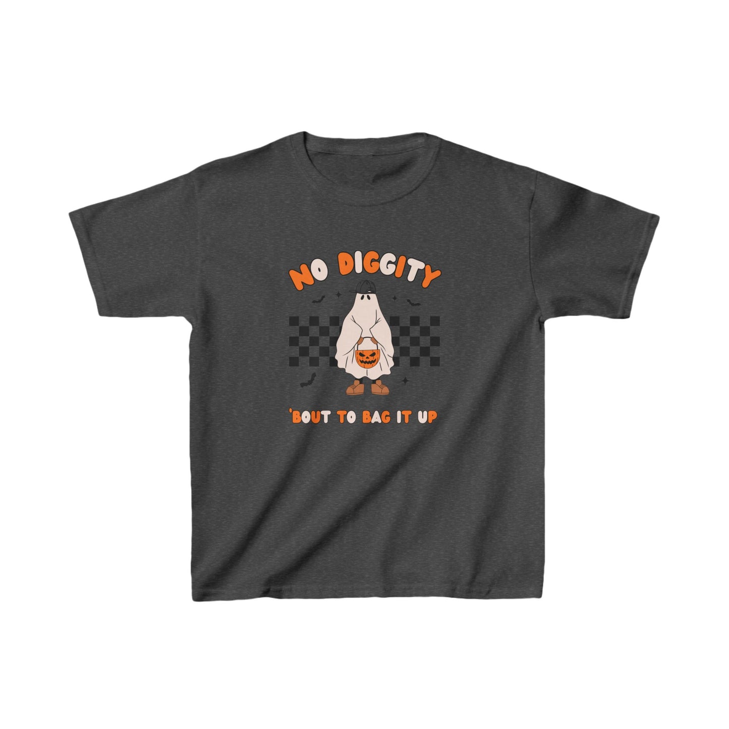 Halloween Kids T- Shirt, Ghost "No Diggity", Trick or Treat