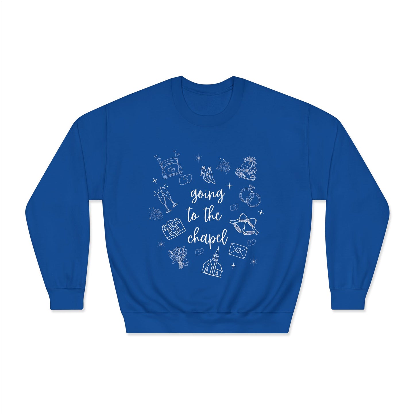 "Going to the Chapel Crewneck Sweatshirt – Bride Wedding Sweatshirt, Bachelorette Party, Engagement Gift"