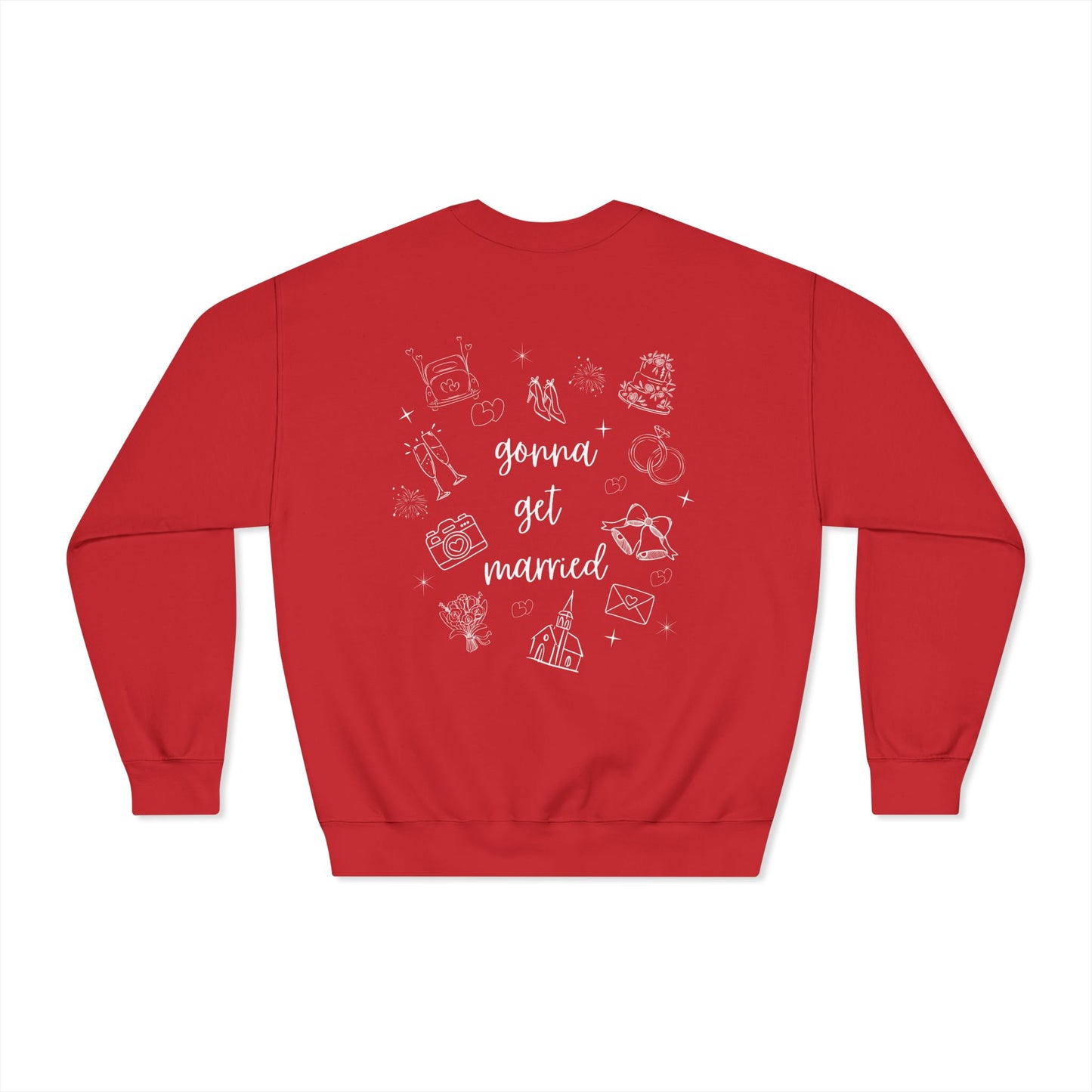"Going to the Chapel Crewneck Sweatshirt – Bride Wedding Sweatshirt, Bachelorette Party, Engagement Gift"