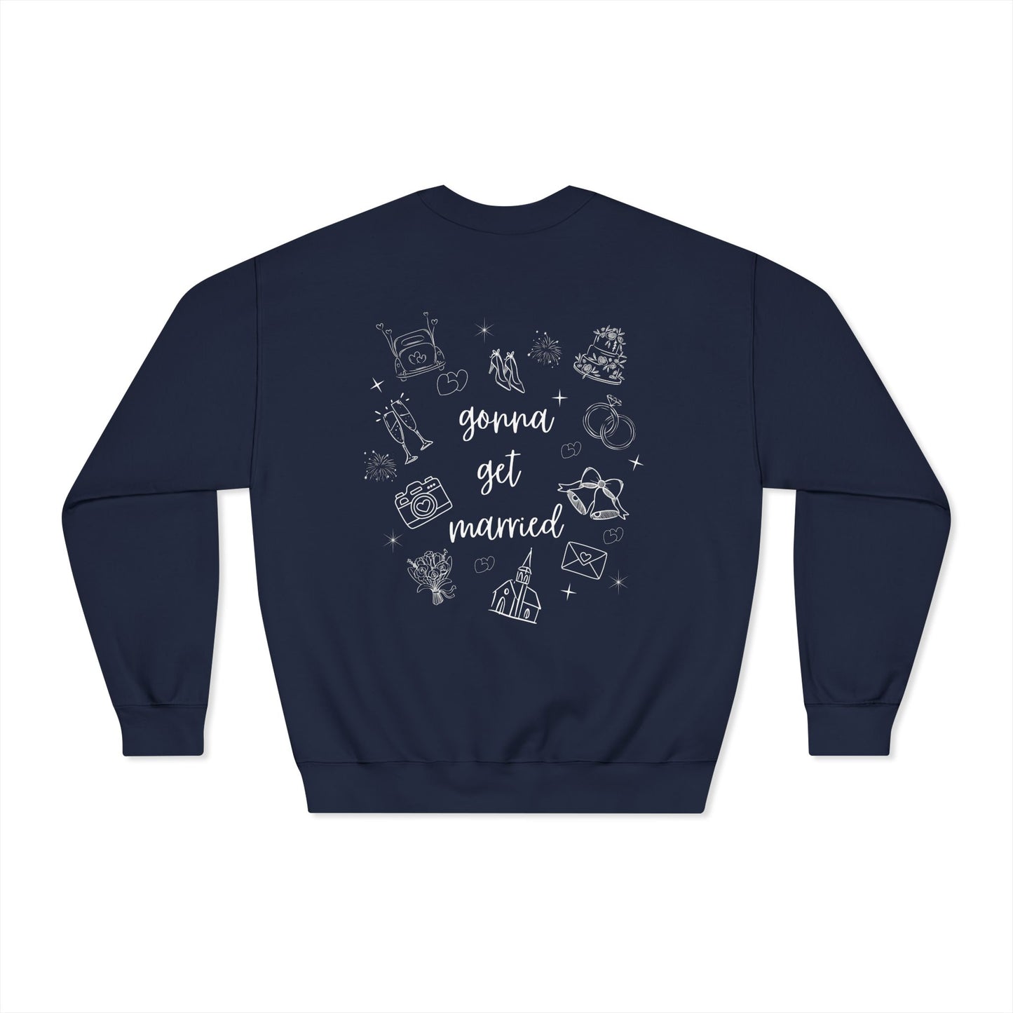 "Going to the Chapel Crewneck Sweatshirt – Bride Wedding Sweatshirt, Bachelorette Party, Engagement Gift"
