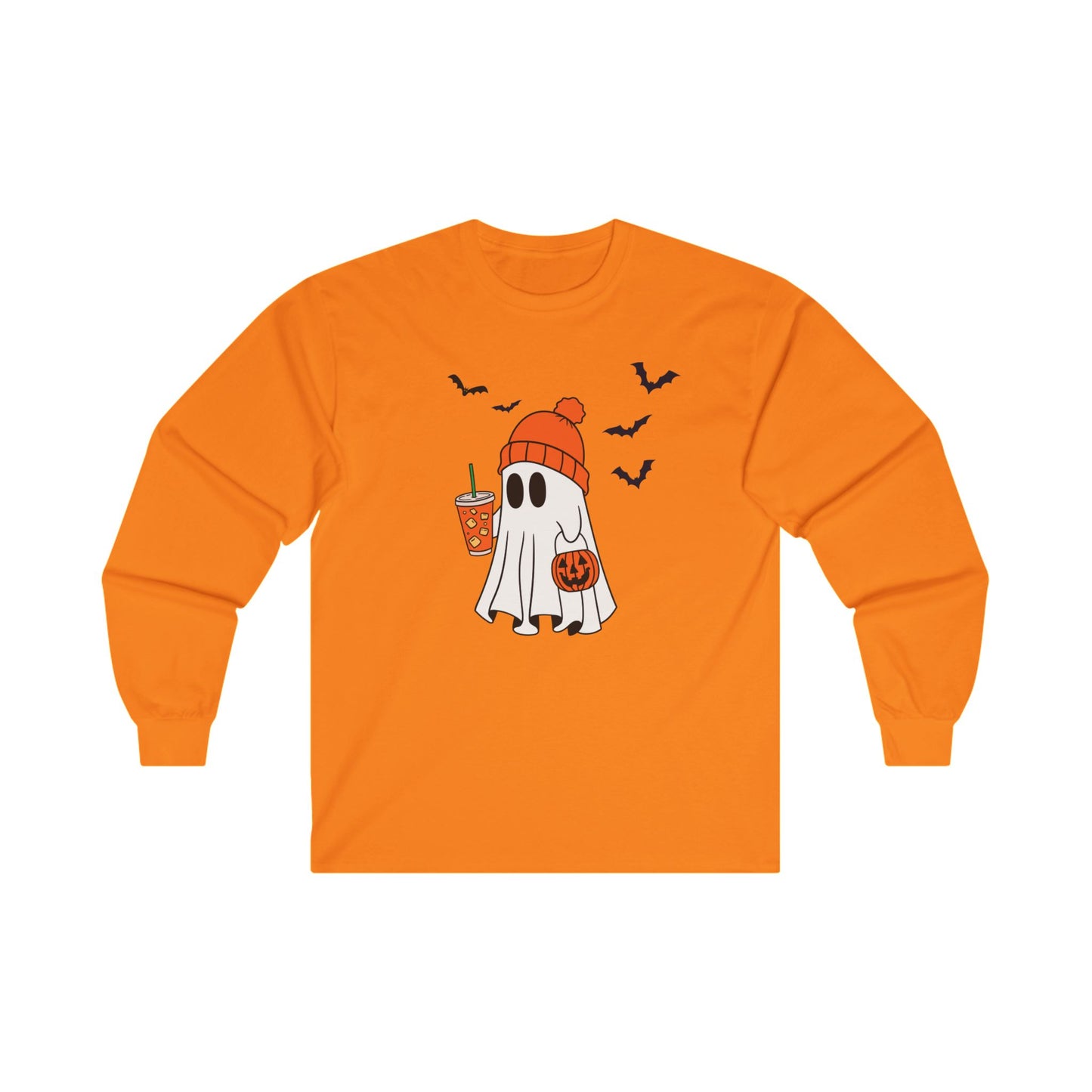 Halloween Ghost Long Sleeve Tee