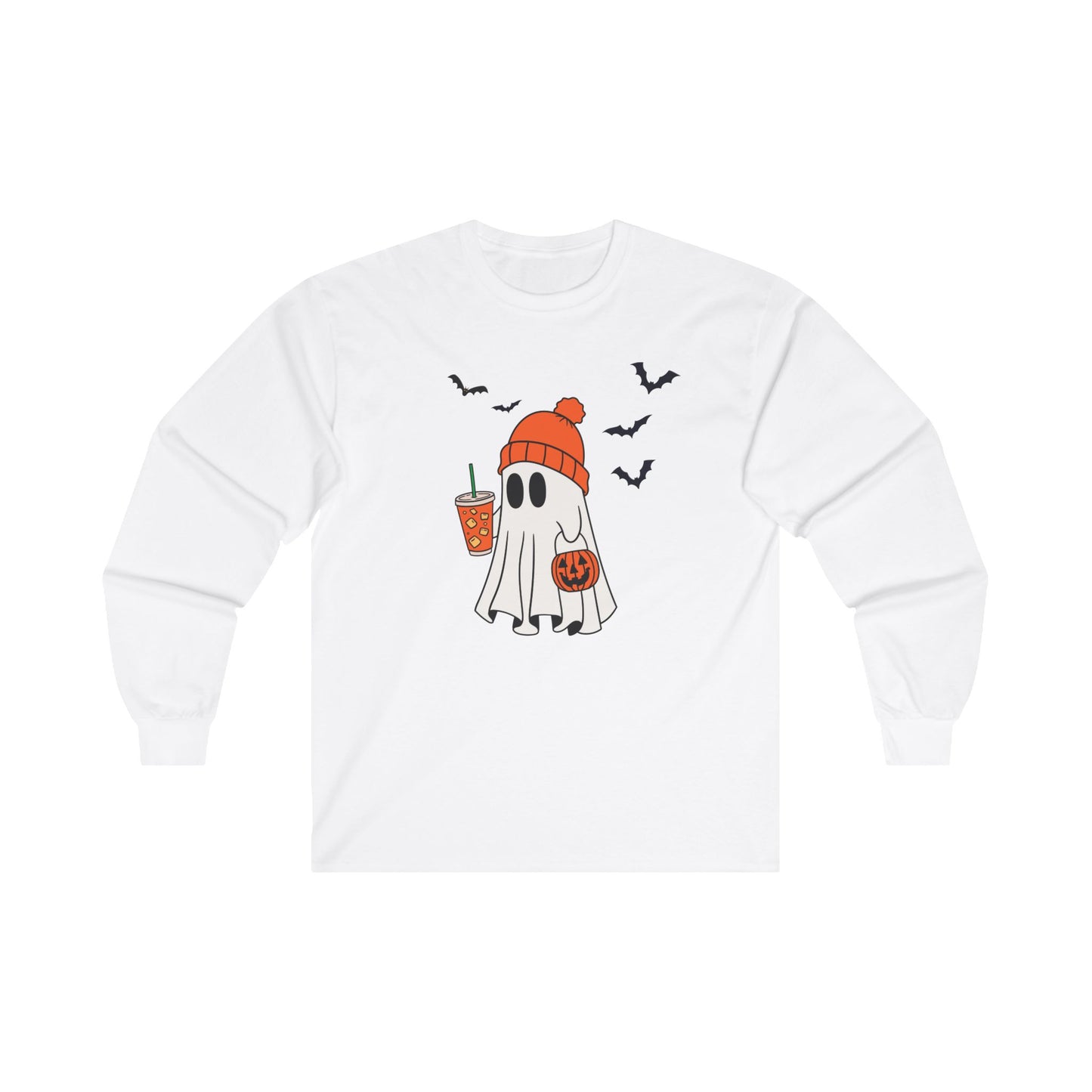 Halloween Ghost Long Sleeve Tee