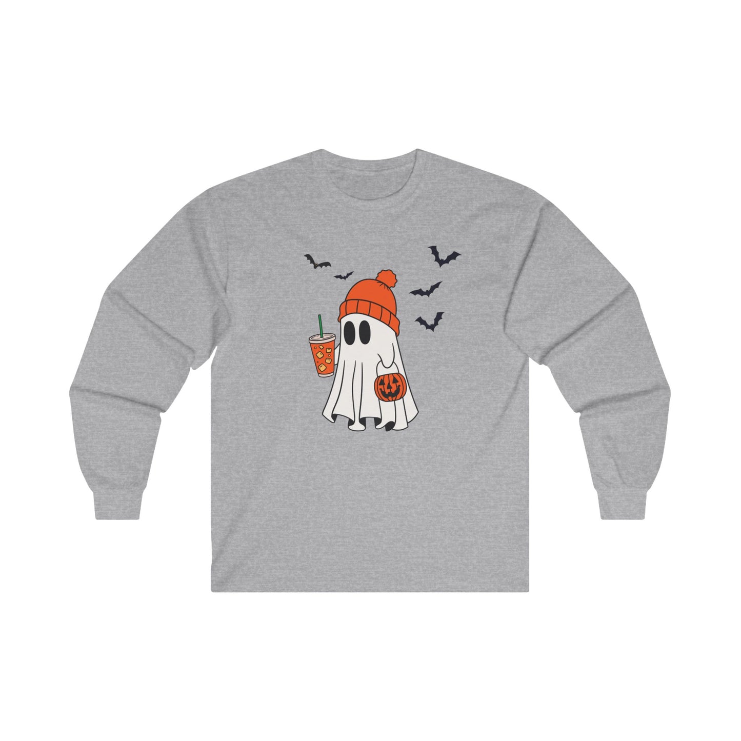 Halloween Ghost Long Sleeve Tee