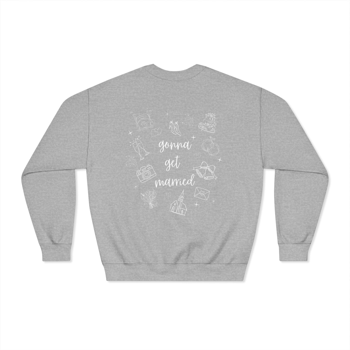 "Going to the Chapel Crewneck Sweatshirt – Bride Wedding Sweatshirt, Bachelorette Party, Engagement Gift"