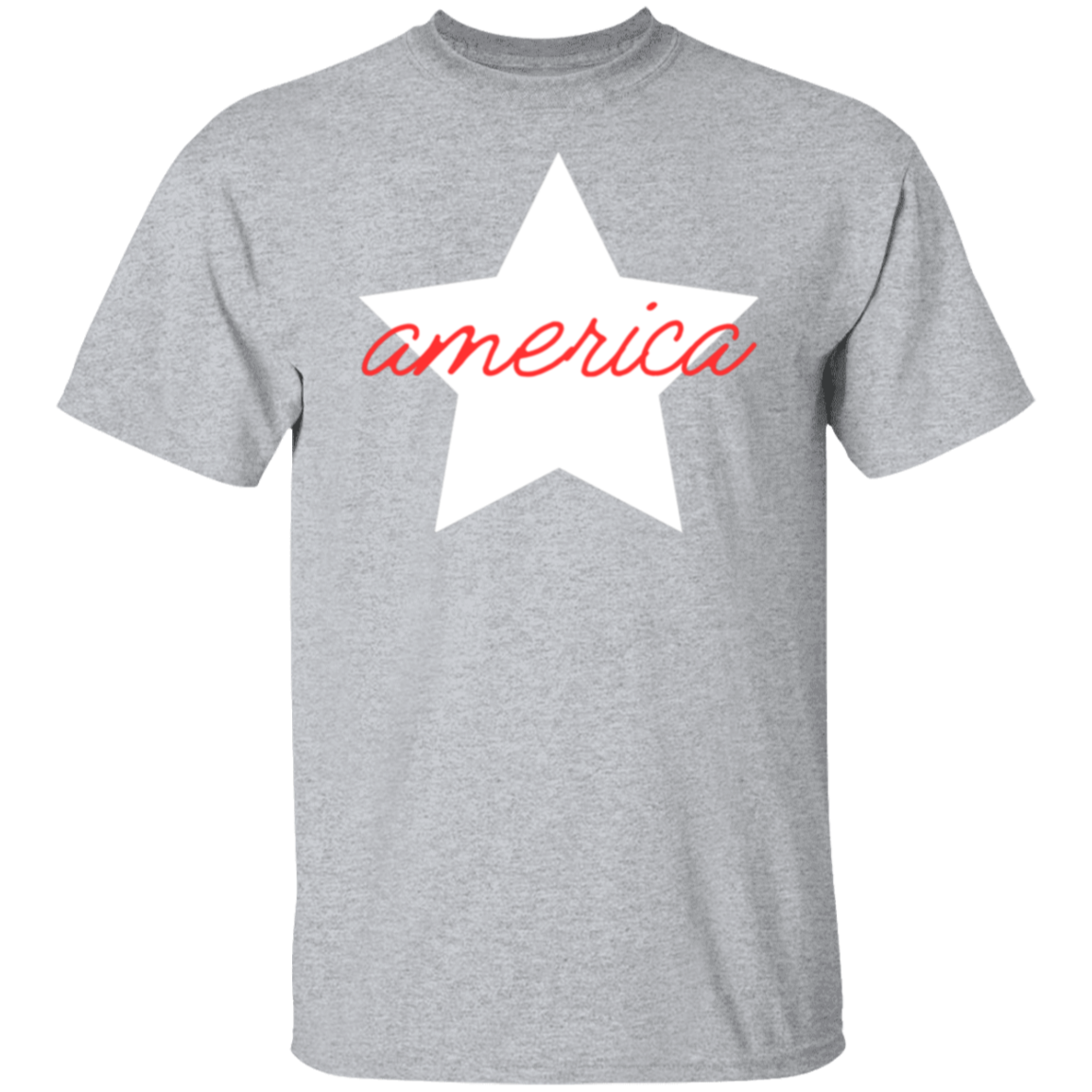 Womens 4th of July shirt, america star