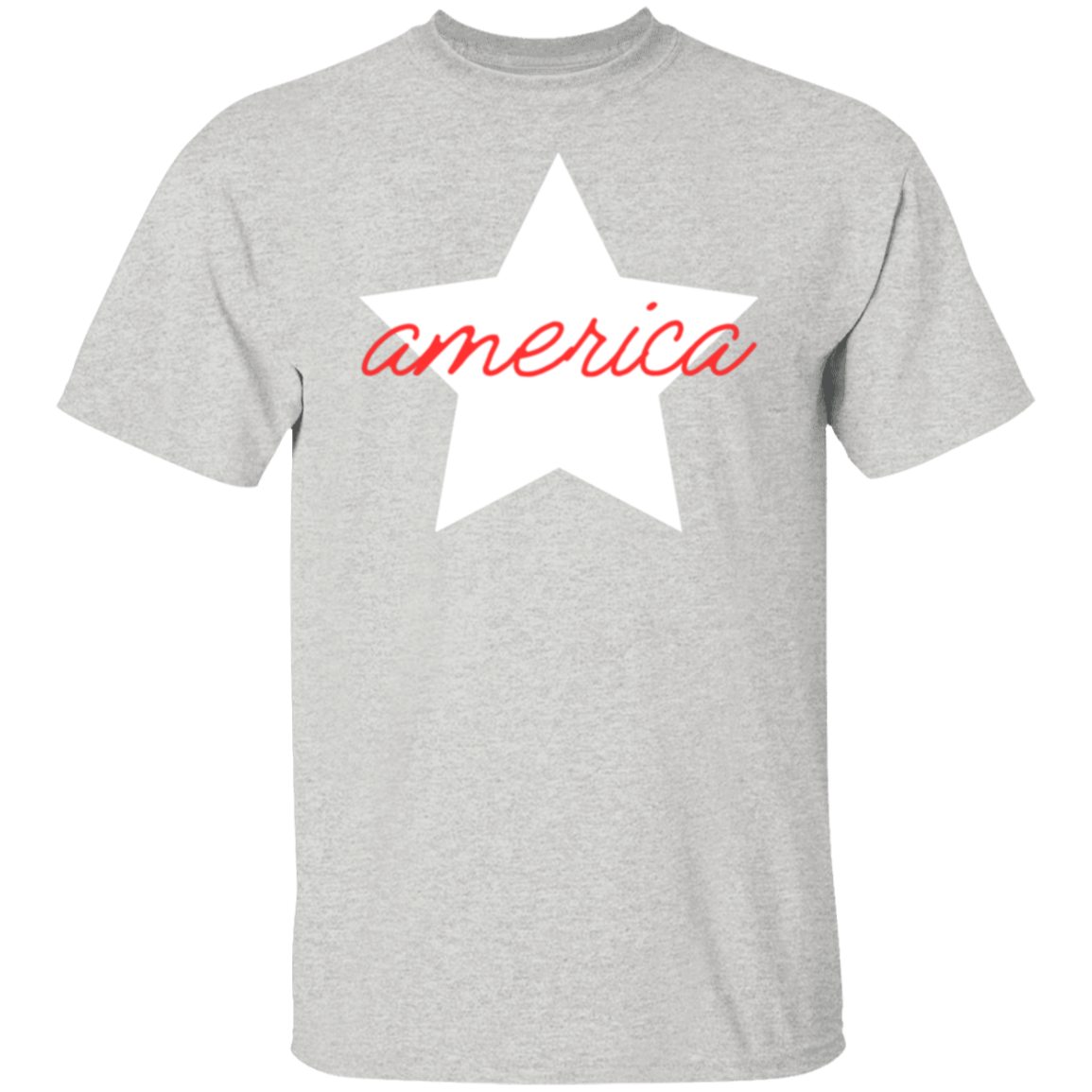 Womens 4th of July shirt, america star