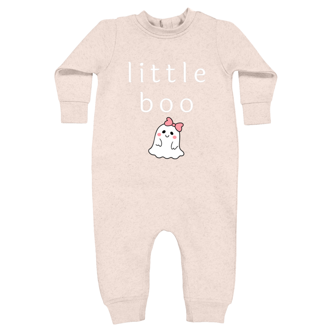 Little Boo Baby Infant Fleece One-Piece Bodysuit, Halloween Outfit, Fall Clothes