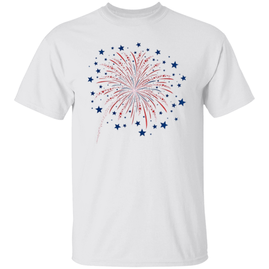 Firework USA Shirt, 4th Of July Shirt, Independence Day Shirt, Red White Blue Shirt, Patriotic Shirt, American Tee