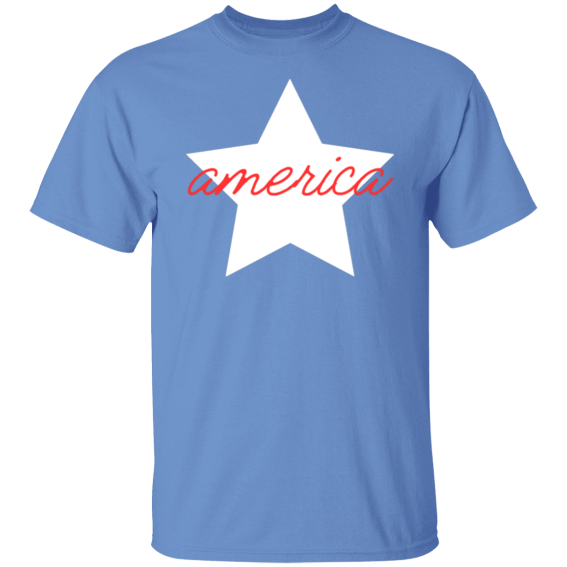 Womens 4th of July shirt, america star