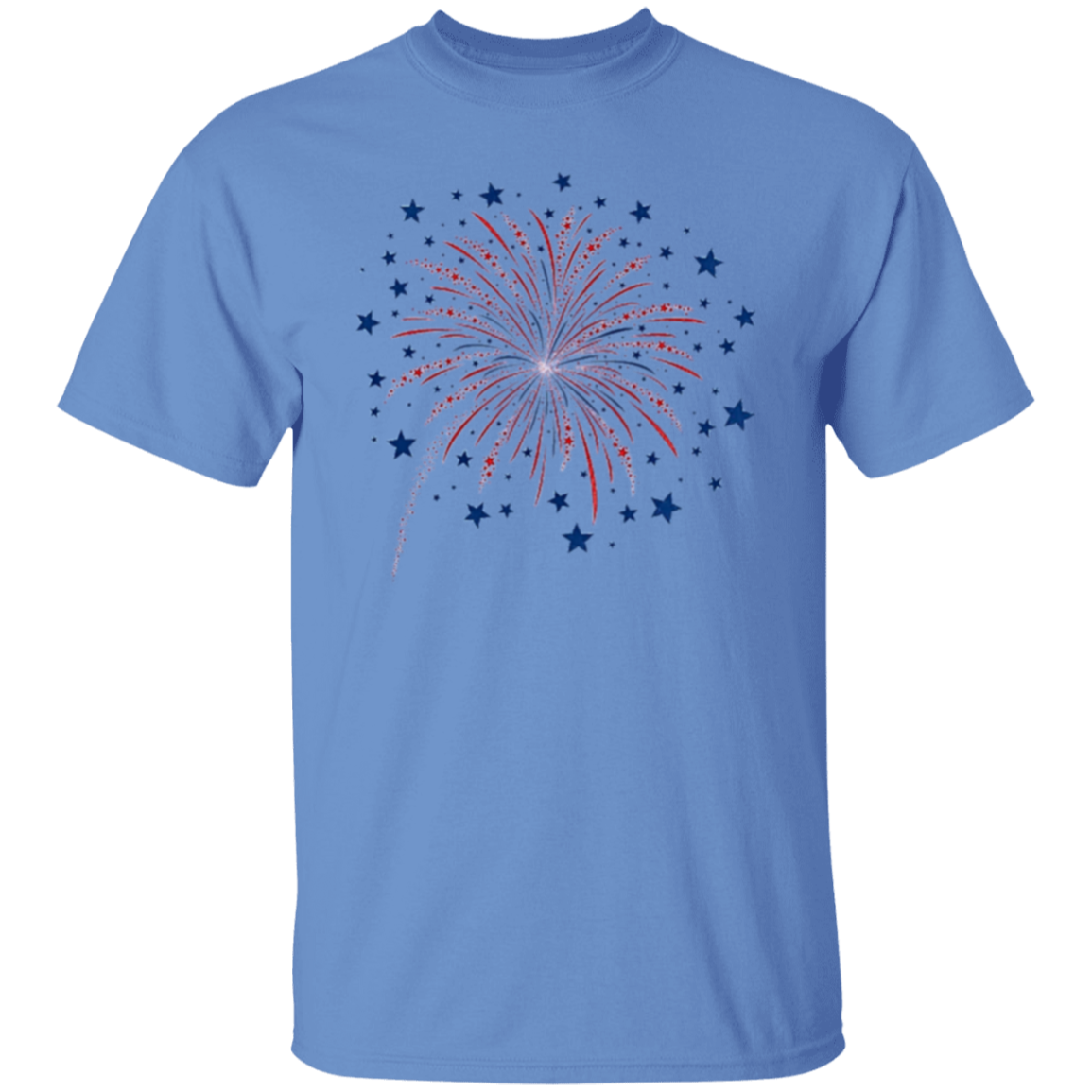 Firework USA Shirt, 4th Of July Shirt, Independence Day Shirt, Red White Blue Shirt, Patriotic Shirt, American Tee