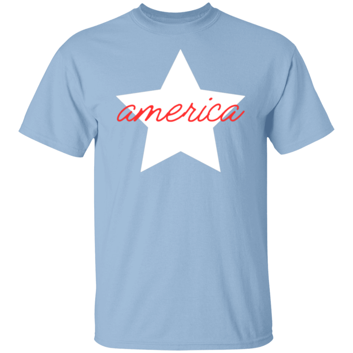 Womens 4th of July shirt, america star