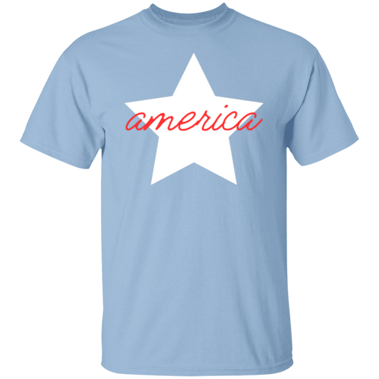 Womens 4th of July shirt, america star