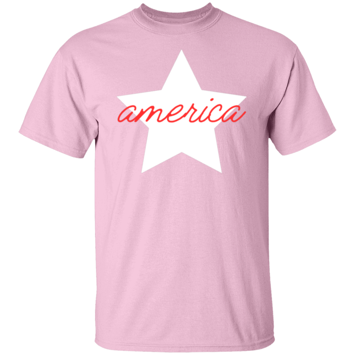 Womens 4th of July shirt, america star