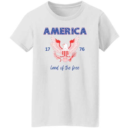 America Tee, Red, White and Blue