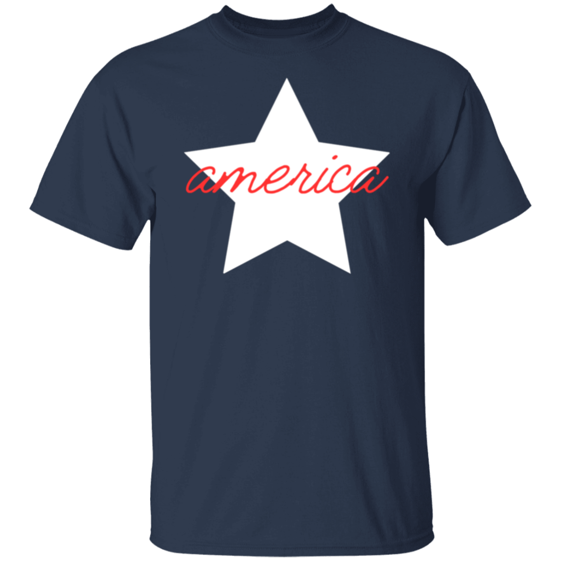 Womens 4th of July shirt, america star