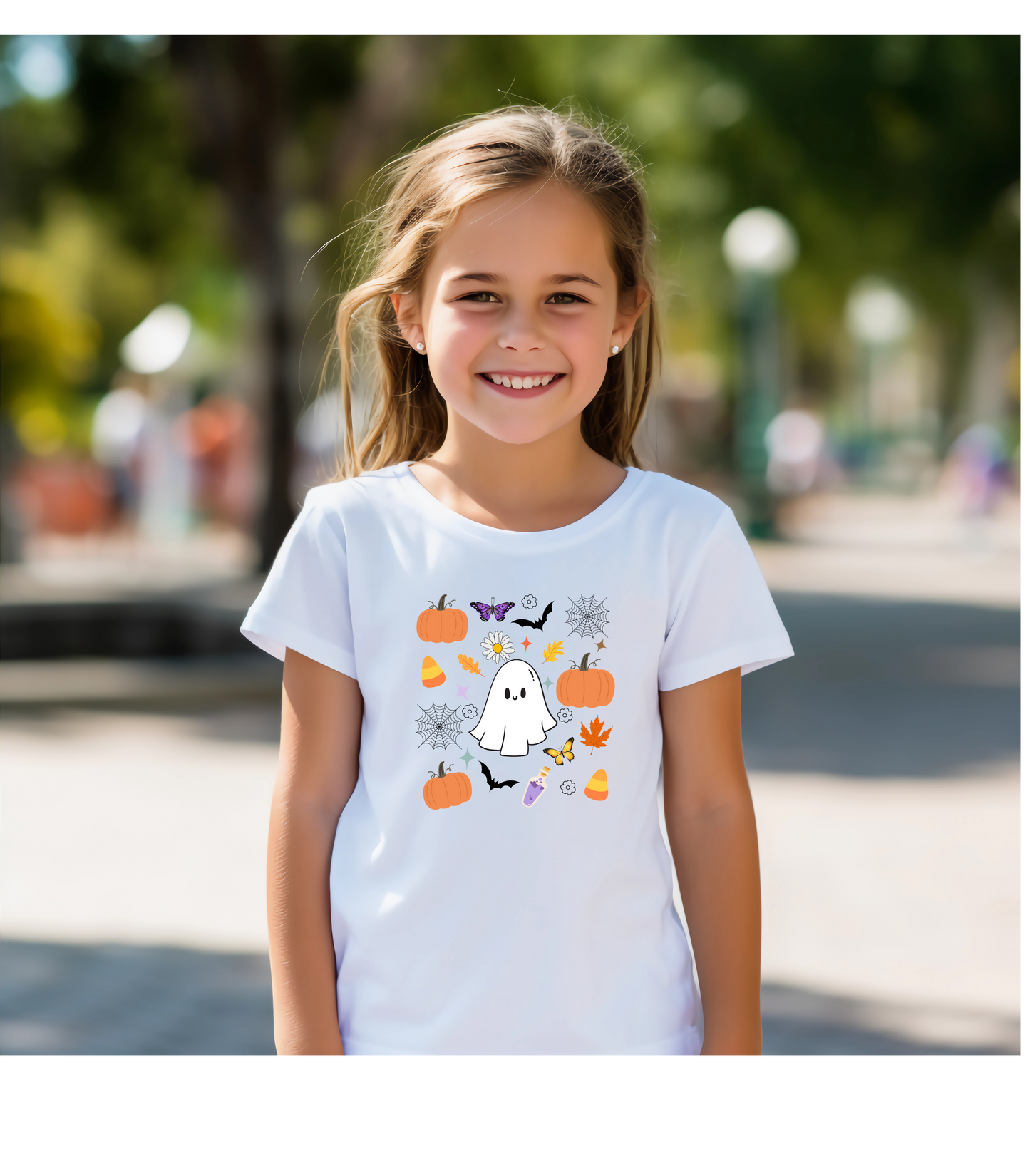 Retro Halloween Ghost Shirt, Spooky Kids Shirt, Cute Ghost T-Shirt, Spooky Season Kids