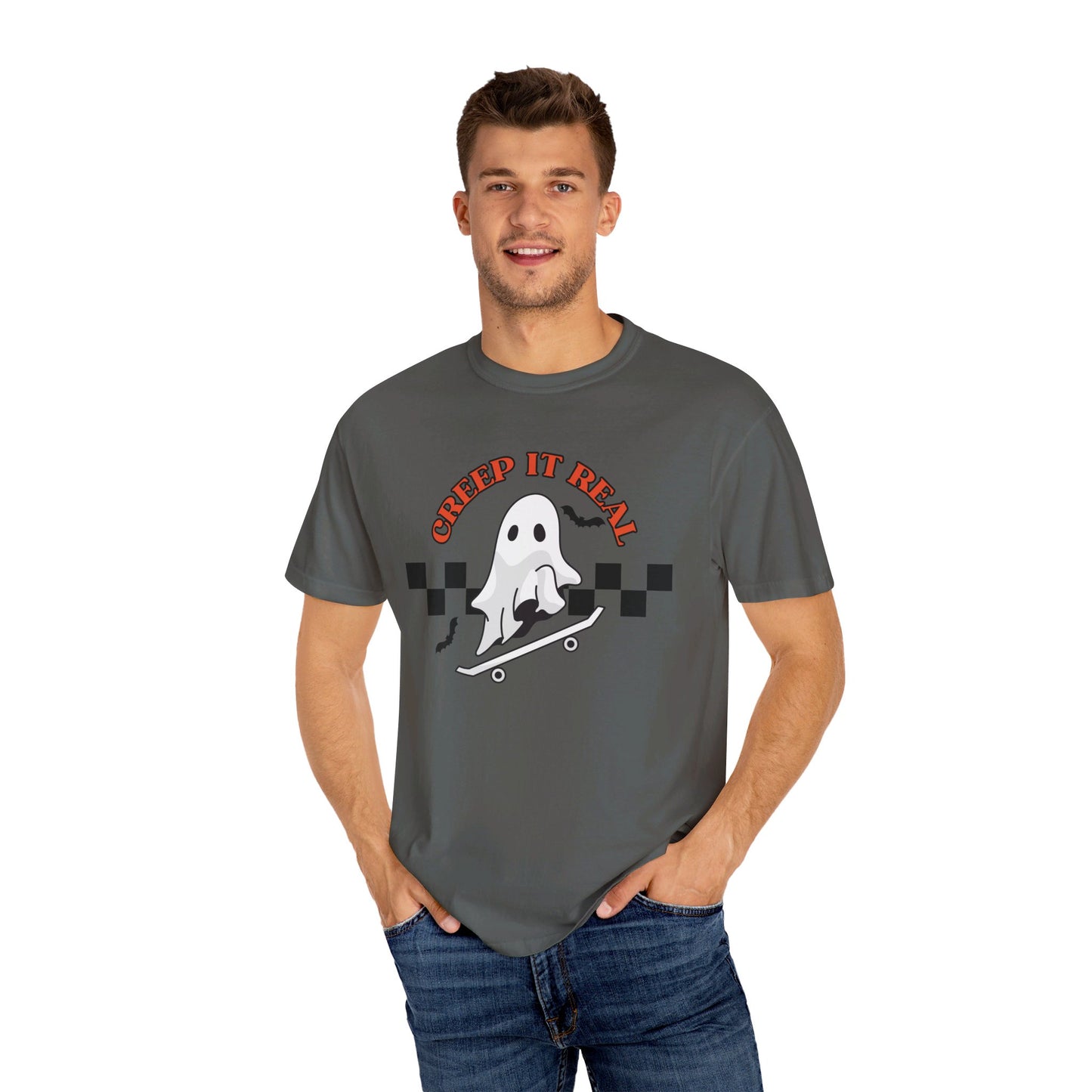 Creep it Real T-shirt, Ghost Shirt, Skateboard Shirt, Halloween Shirt